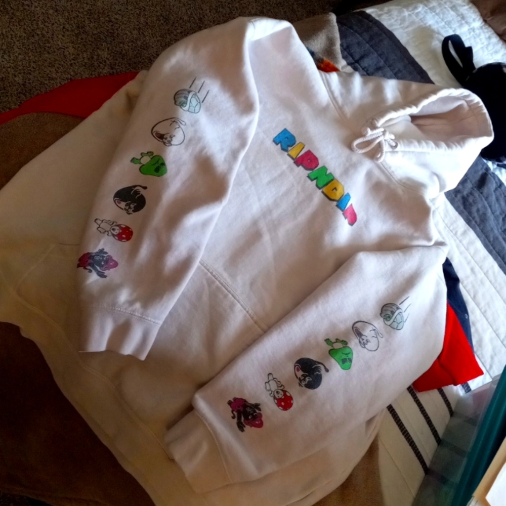 Ripndip nermio tan hoodie size XL